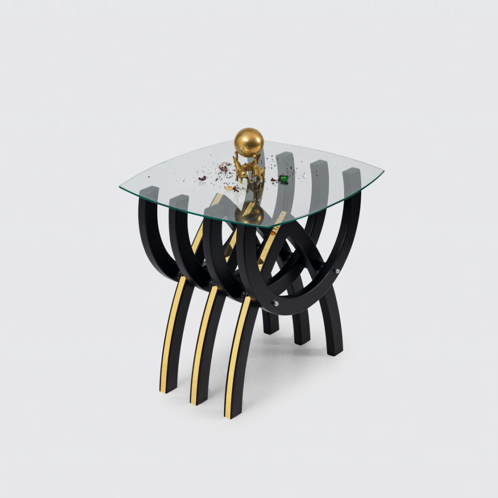 Black Gold Center Table 323