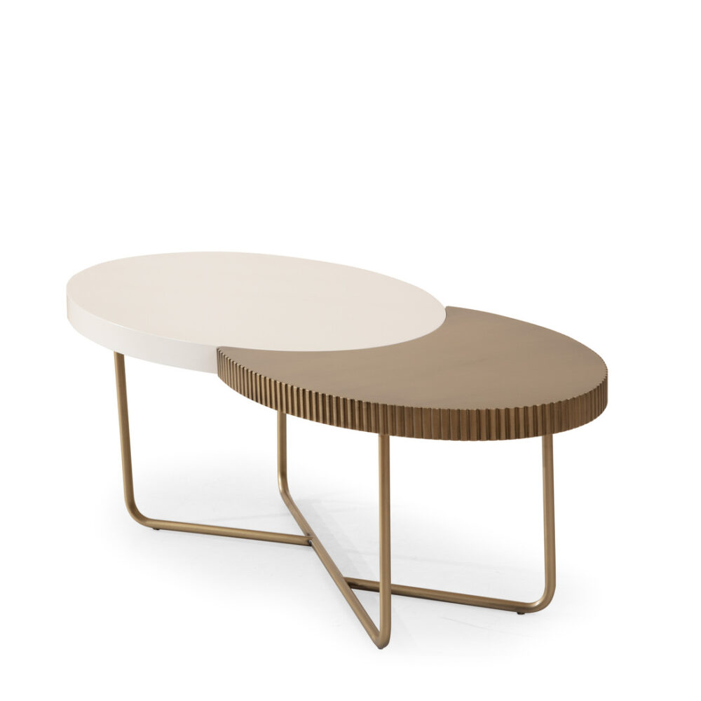 Cream Gold Center Table 640
