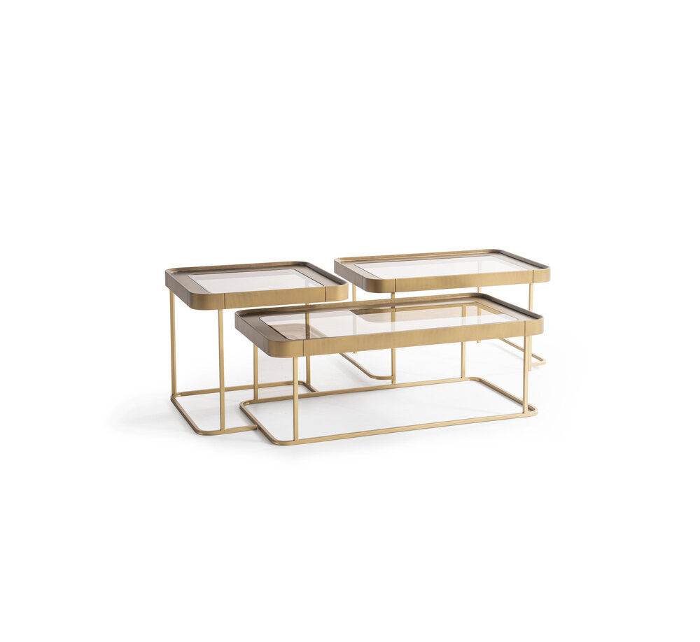 Patina Gold Set Of 3 Center Table 860