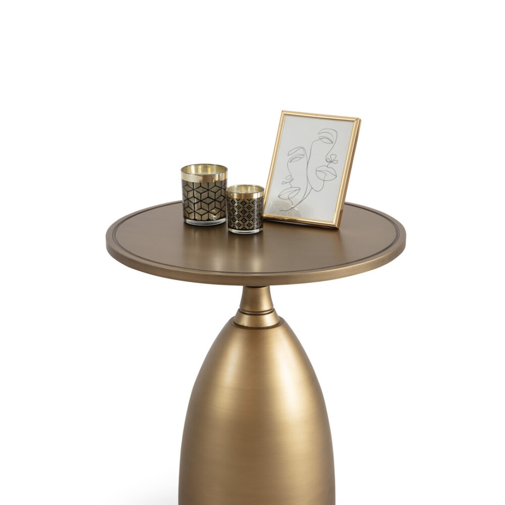 Patina Gold Side Ceenter Table 873