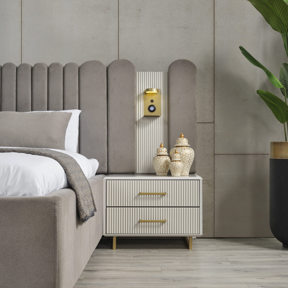 Gold Line Night Stand  Armonna