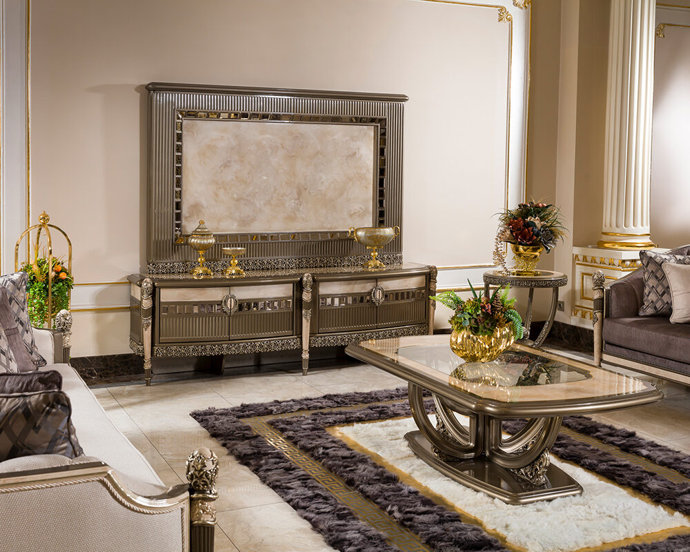 Perla Classic TV Unit 2 Turkish custom furniture manufacturer  Armonna