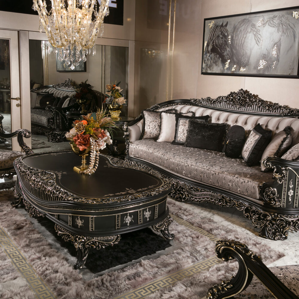 Royal Classic Living Room Turkish custom furniture manufacturer  Armonna  Royal Classic Living Room